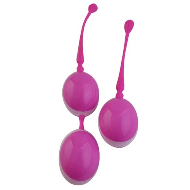Egg Shape Silicone Vaginal Vibrators Kegel Balls Exercise Kit For Women